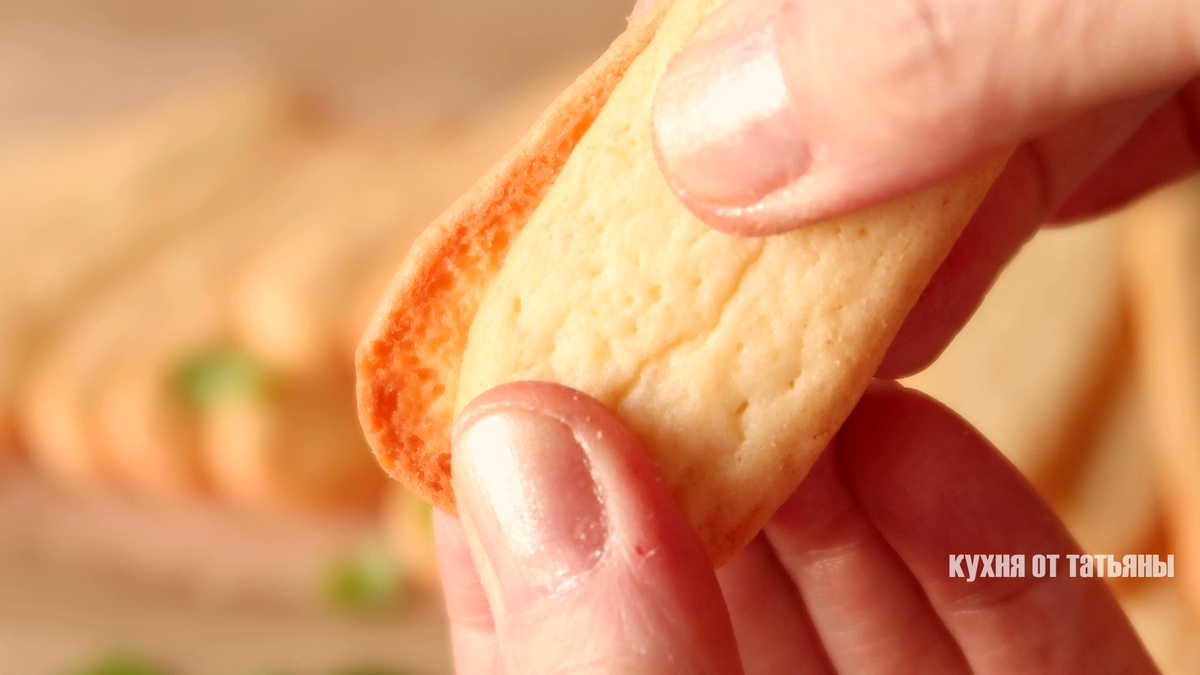 Нежные язычки: изысканное печенье за 8 минут