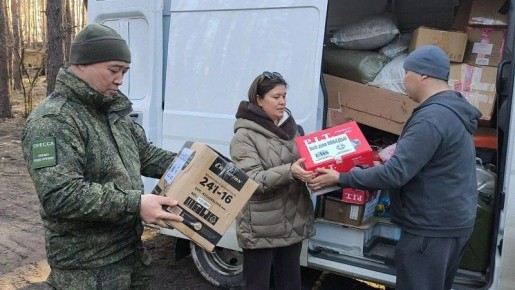Представители СМИ Башкирии привезли гумпомощь участникам СВО