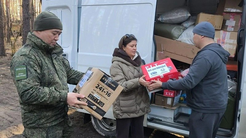 Представители СМИ Башкирии привезли гумпомощь участникам СВО
