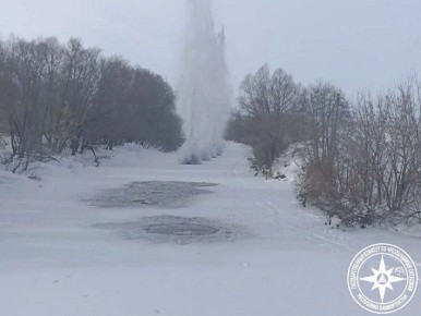 Сегодня в Башкирии взрывают лёд