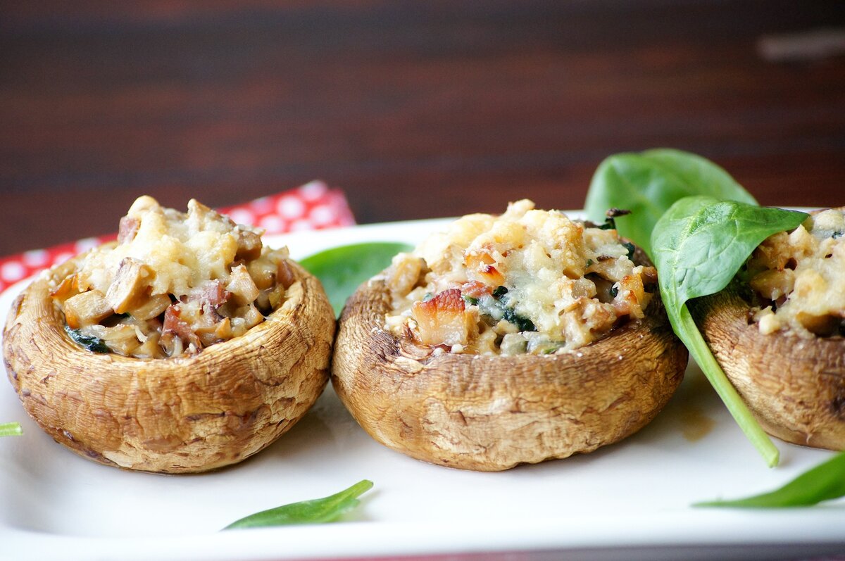 Фаршированные шампиньоны, которые удивят вашу семью