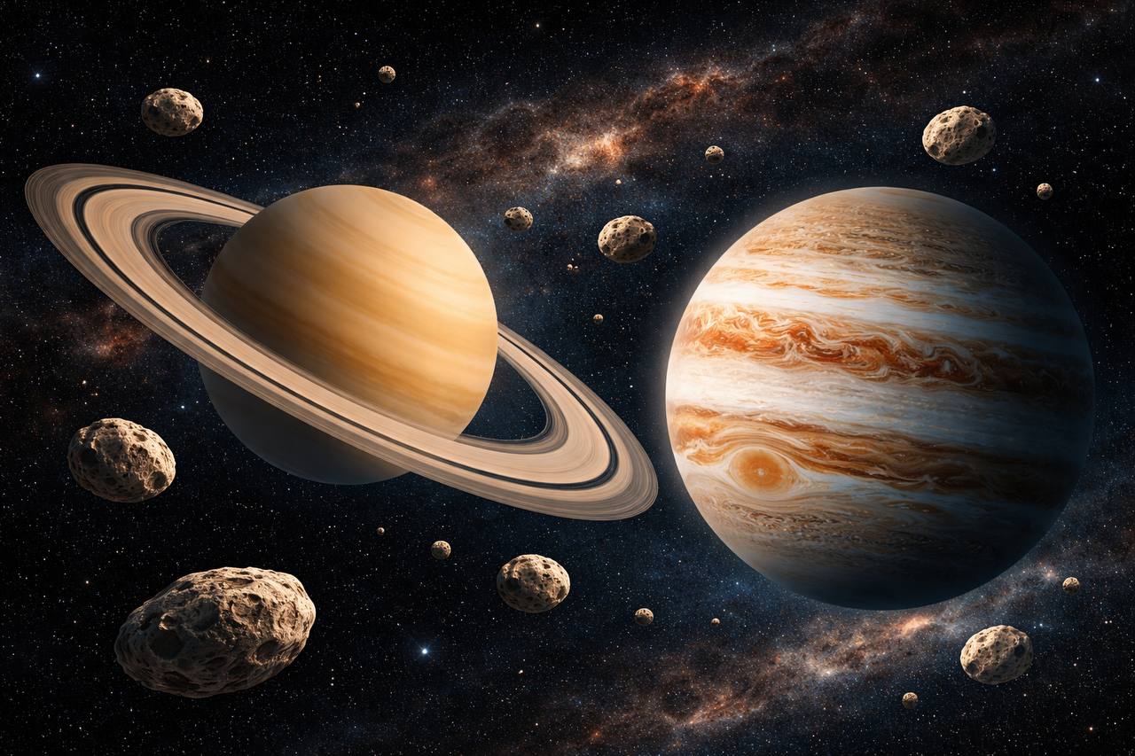 У Сатурна и Юпитера нашли новые спутники