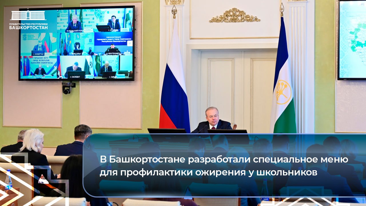 В Башкортостане разработали специальное меню для профилактики ожирения у школьников