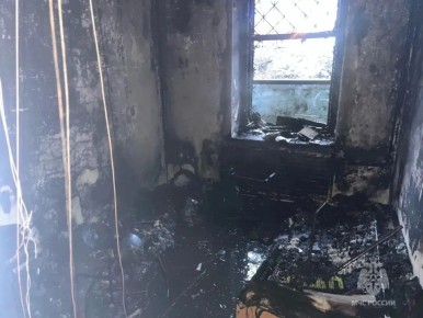 Пожар в многоэтажке унес жизнь женщины