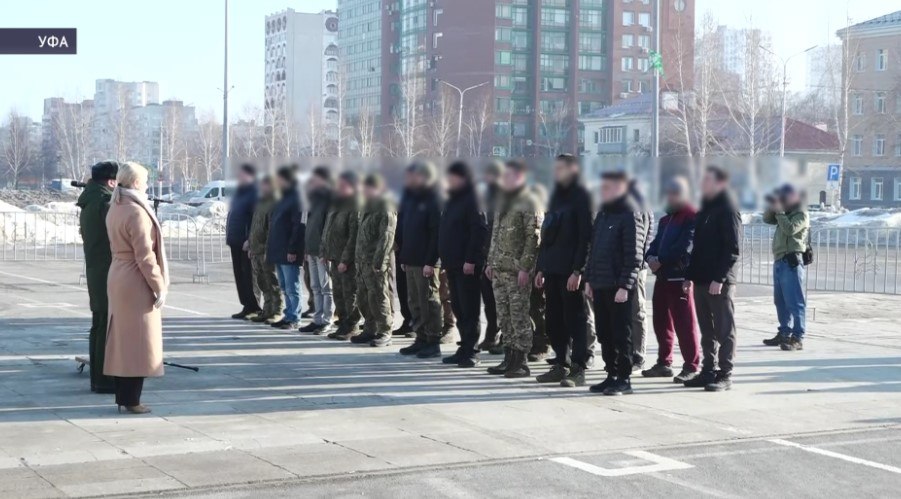 Из Уфы в зону спецоперации проводили очередную группу бойцов