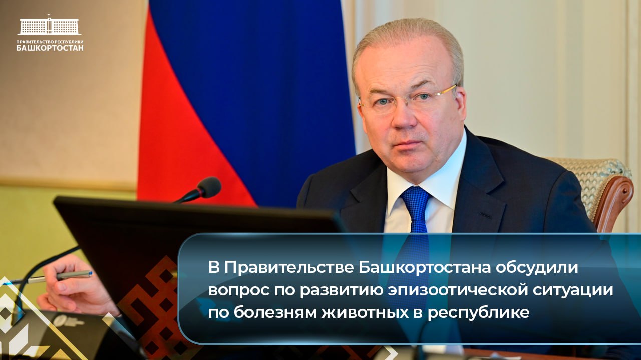 В Правительстве Башкортостана обсудили вопрос по развитию эпизоотической ситуации по болезням животных в республике