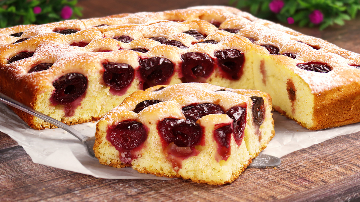 Вишневый пирог, который покорит ваши вкусовые рецепторы