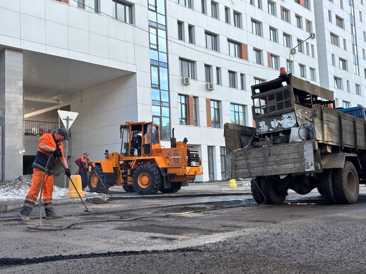 Ямочный ремонт в Уфе: ежедневная сводка