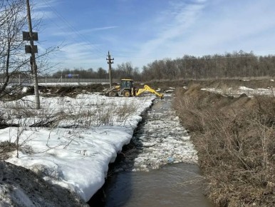 Уровень реки Юрмаш в Уфе резко вырос