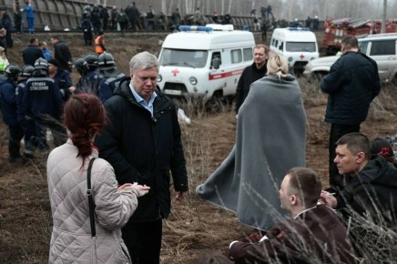 Число пострадавших при сходе с рельсов поезда в Ульяновской области увеличилось до 59 человек