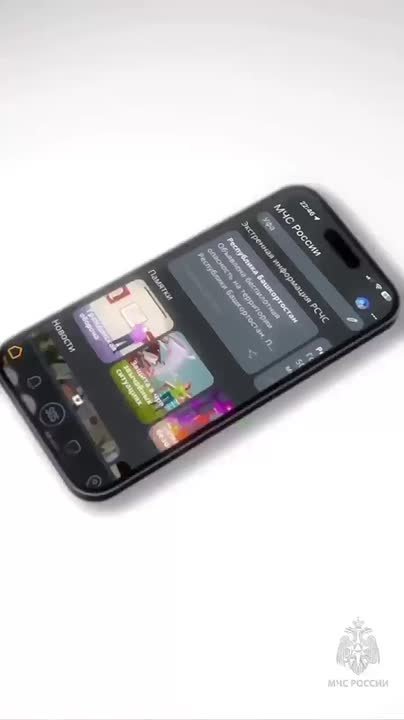 С мобильным приложением «МЧС России»