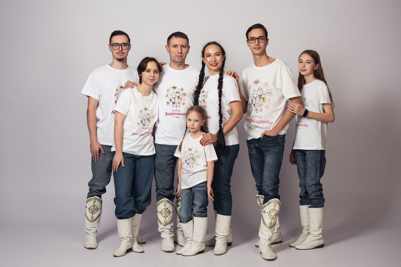 #Уфамногодетная: семья Андрющенко #Уфамногодетная: семья Андрющенко