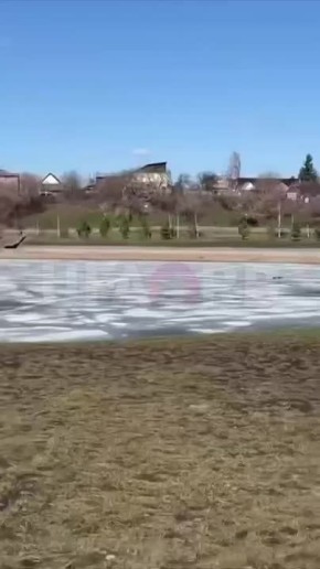 Школьница пыталась спасти пьяного рыбака, который лежал на полурастаявшем озере в Уфе — девочка провалилась под лёд