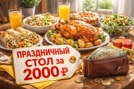 Как накрыть праздничный стол за 2000 рублей в 2026 году