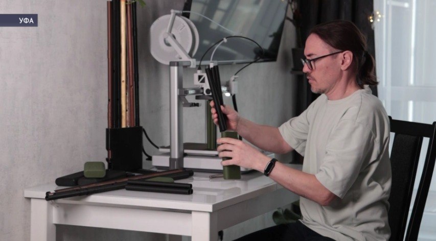 Житель Уфы печатает настоящий курай на 3D-принтере