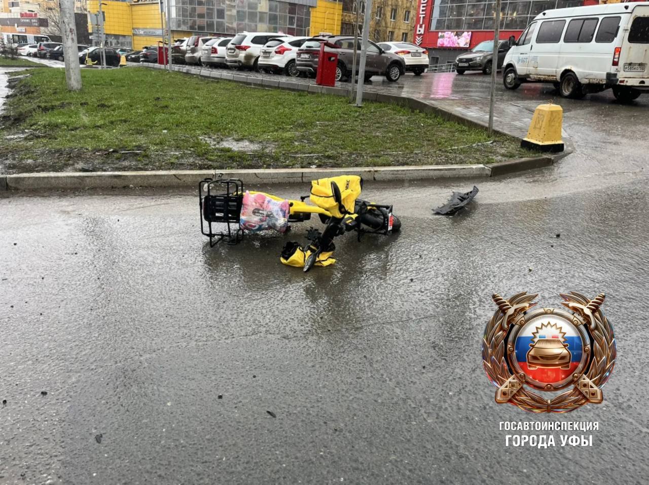 Уфимец сбил электровелосипедиста