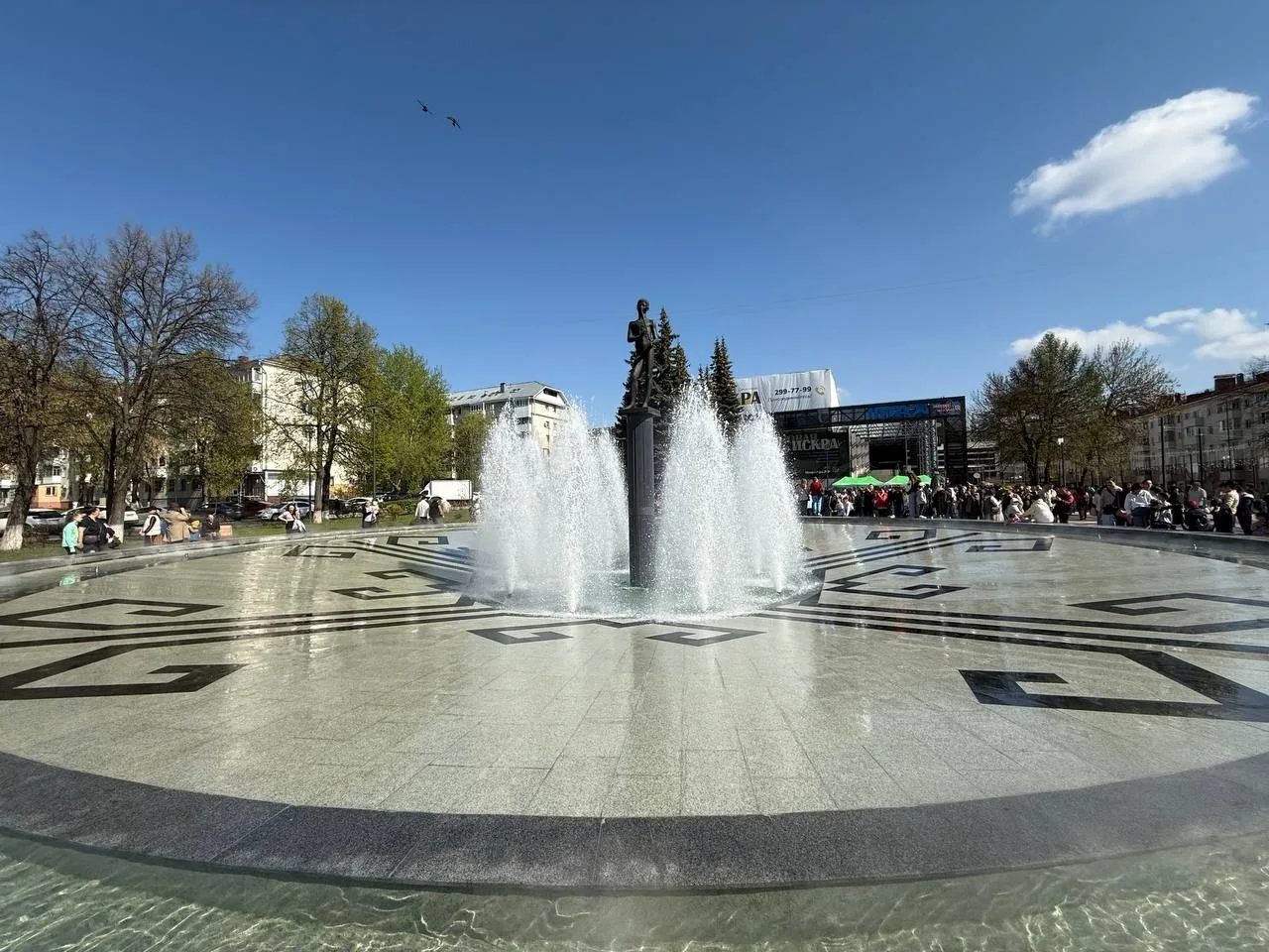 25 апреля в Уфе включат фонтаны