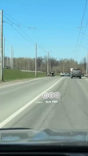 Очевидцы сообщают об аварии возле посёлка 8 Марта