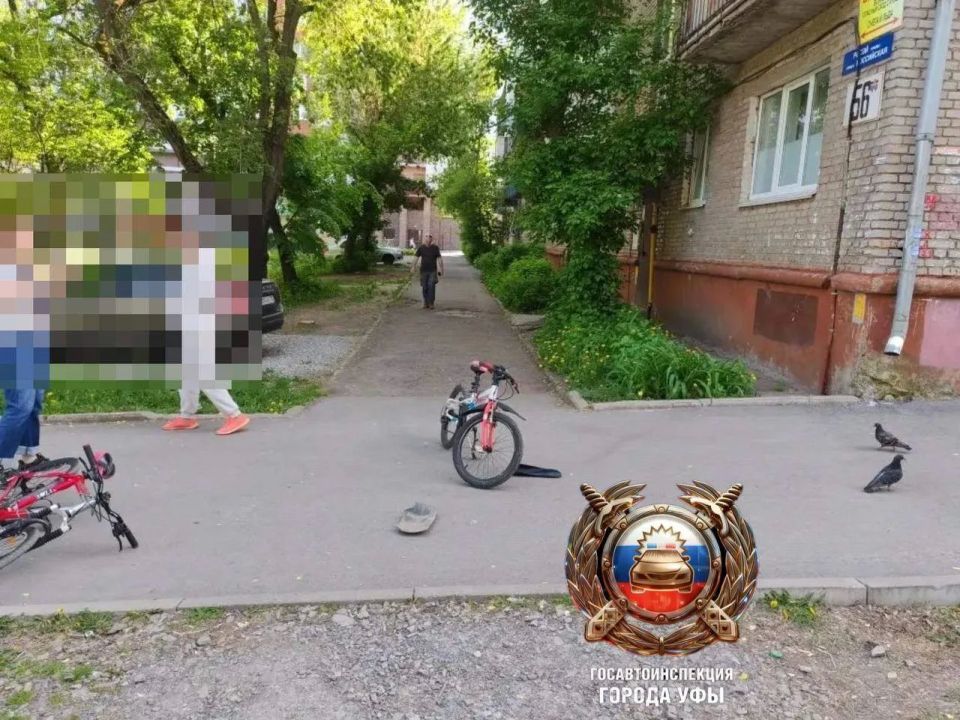 Сбил ребенка на велосипеде