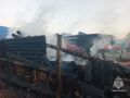 В Кушнаренковском районе многодетной семьи сгорел дом