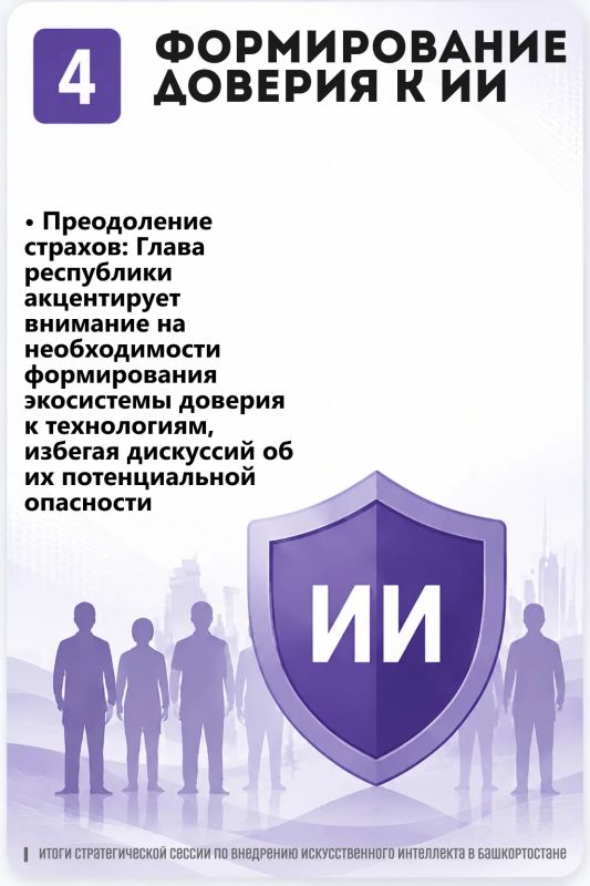 Рассказываем про главные смыслы со стратегической сессии по внедрению ИИ в Башкортостане Рассказываем про главные смыслы со стратегической сессии по внедрению ИИ в Башкортостане