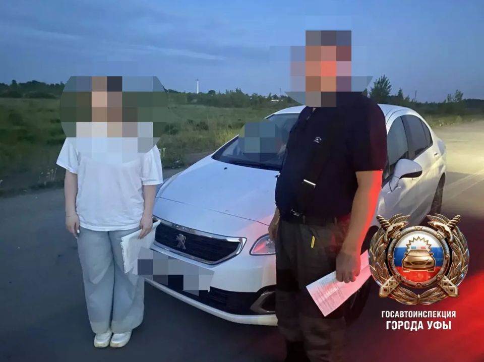 Покаталась: в Уфе автоинспекторы поймали юную нарушительницу