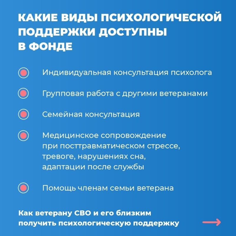 Государственный фонд «Защитники Отечества» занимается адресной поддержкой ветеранов спецоперации и их близких Государственный фонд «Защитники Отечества» занимается адресной поддержкой ветеранов спецоперации и их близких