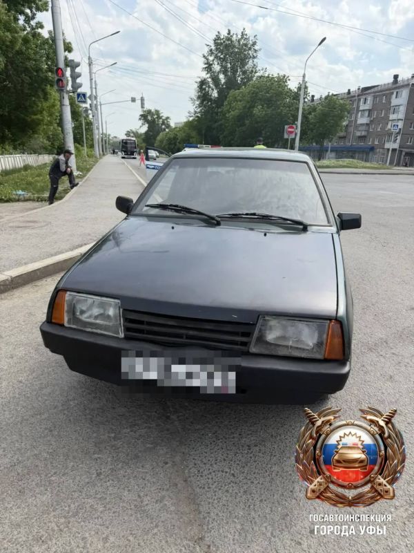 Подросток за рулем. В Уфе сотрудники ГАИ остановили ВАЗ-21099