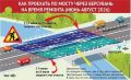 В Уфе на месяц закрыли половину моста через реку Берсувань