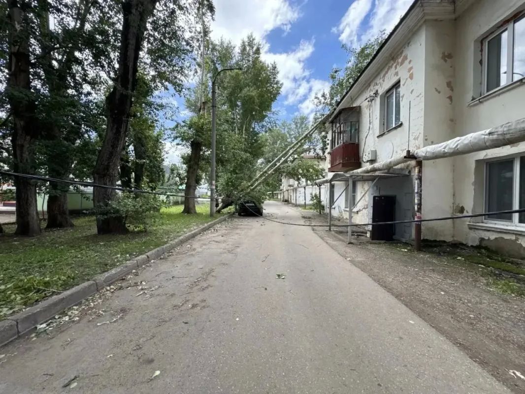 Последствия непогоды в Уфе Последствия непогоды в Уфе