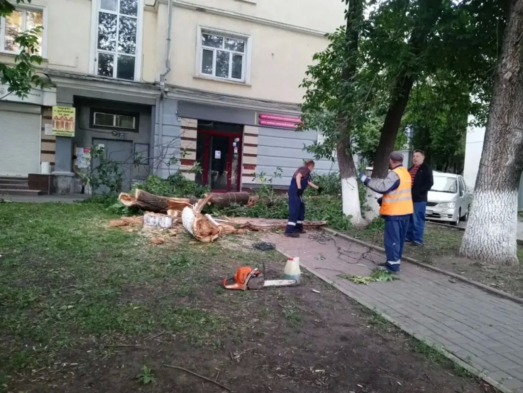 Последствия непогоды в Уфе Последствия непогоды в Уфе