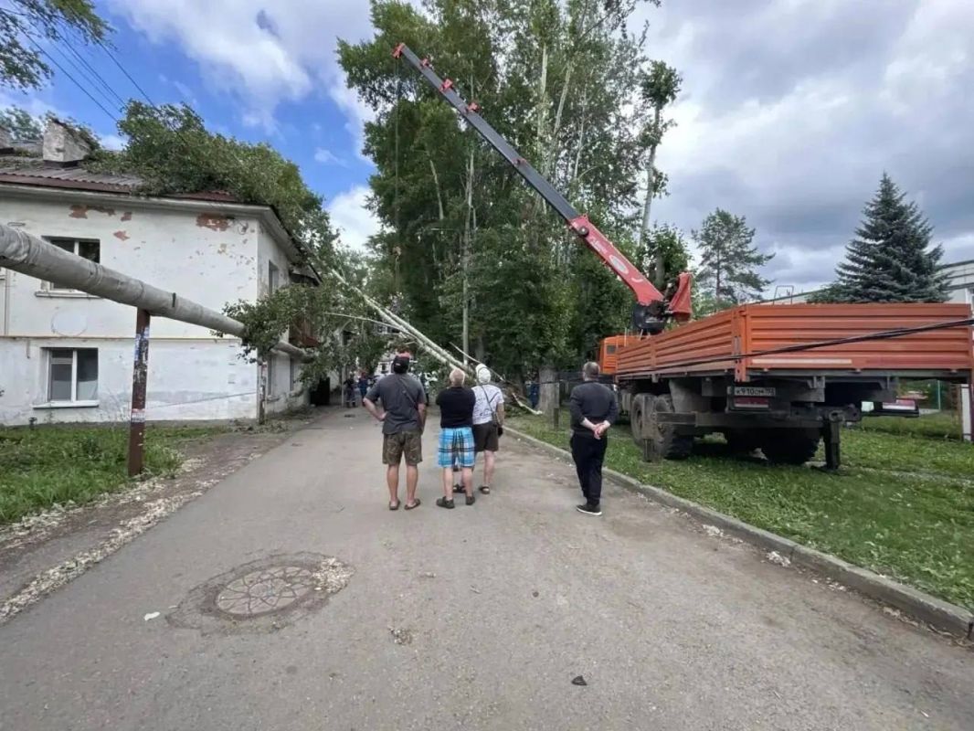 Последствия непогоды в Уфе Последствия непогоды в Уфе