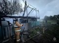 В Башкирии из-за ударов молнии загорелось несколько домов