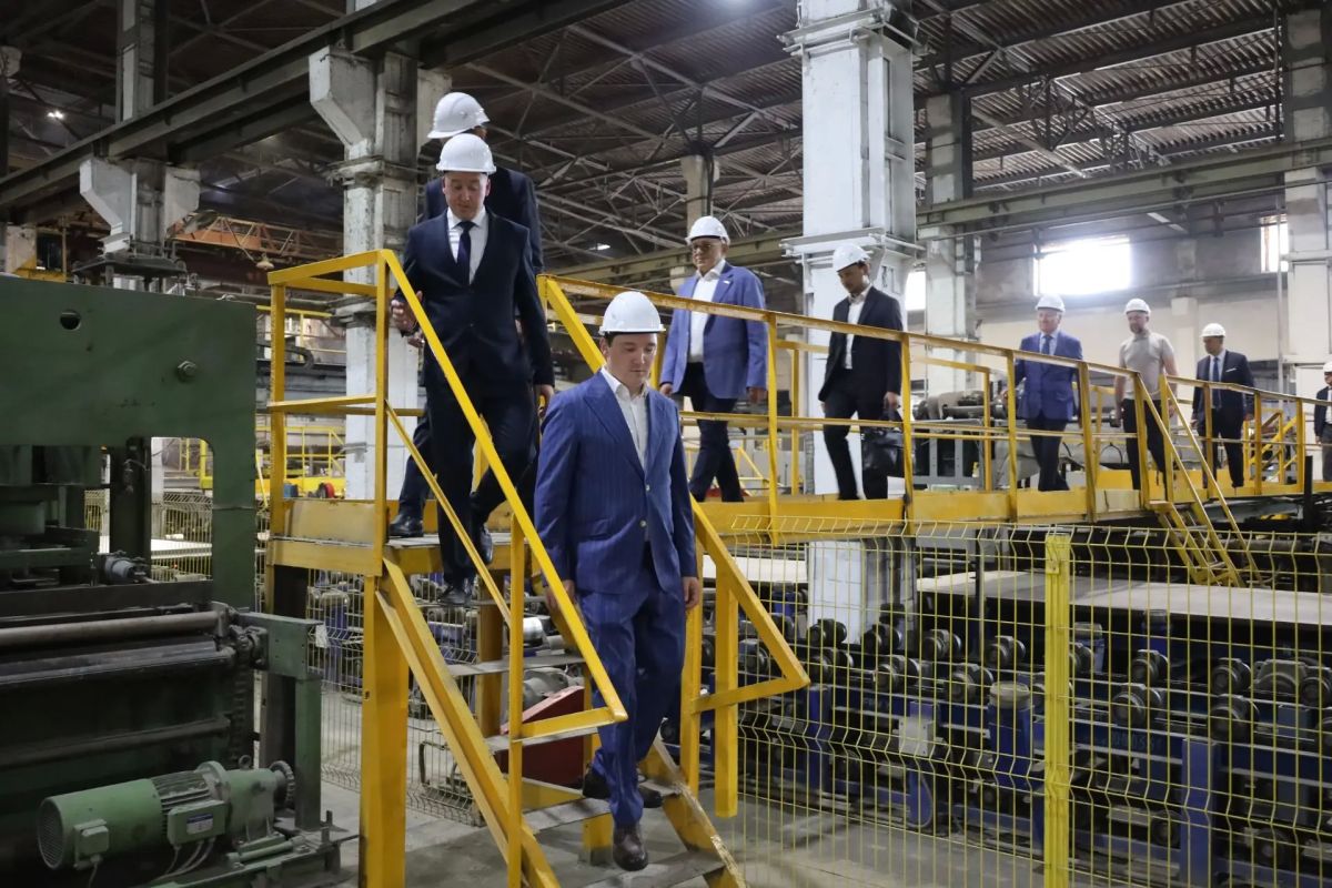 На Стерлитамакском фиброцементном заводе открылась новая производственная линия На Стерлитамакском фиброцементном заводе открылась новая производственная линия