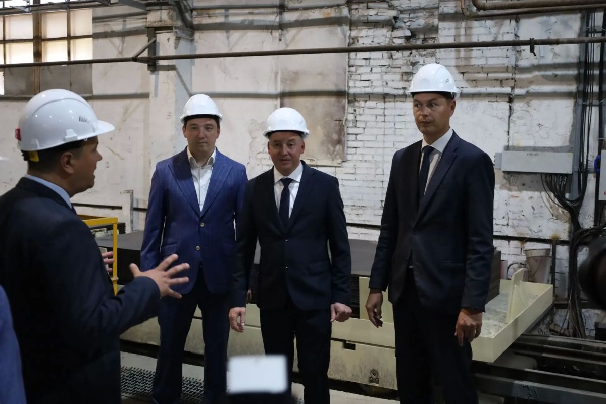На Стерлитамакском фиброцементном заводе открылась новая производственная линия