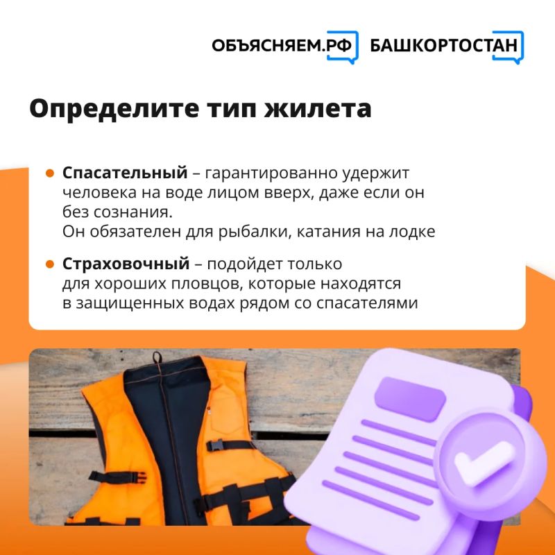 Спасательный жилет, купленный не по размеру, или надувные нарукавники вместо него – это ошибка, которая может стоить жизни Спасательный жилет, купленный не по размеру, или надувные нарукавники вместо него – это ошибка, которая может стоить жизни