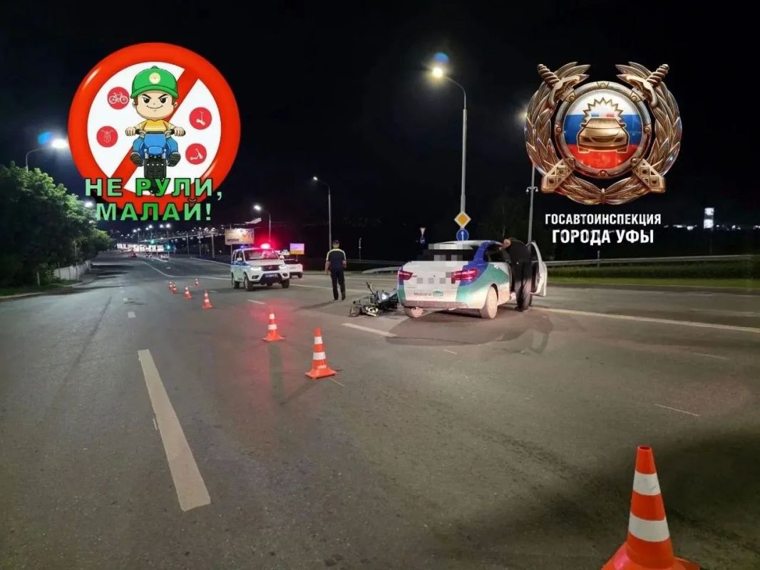 В Уфе подросток попал в больницу после ночной аварии В Уфе подросток попал в больницу после ночной аварии