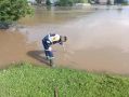 Уровень воды в реке Сарс к вечеру 20 июля в районе подтопленных населенных пунктов Аскинского района снизился на 5-25 см