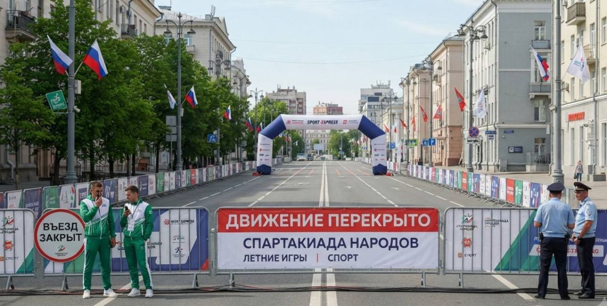 Из-за подготовки и проведения Спартакиады народов России в Инорсе перекроют движение: