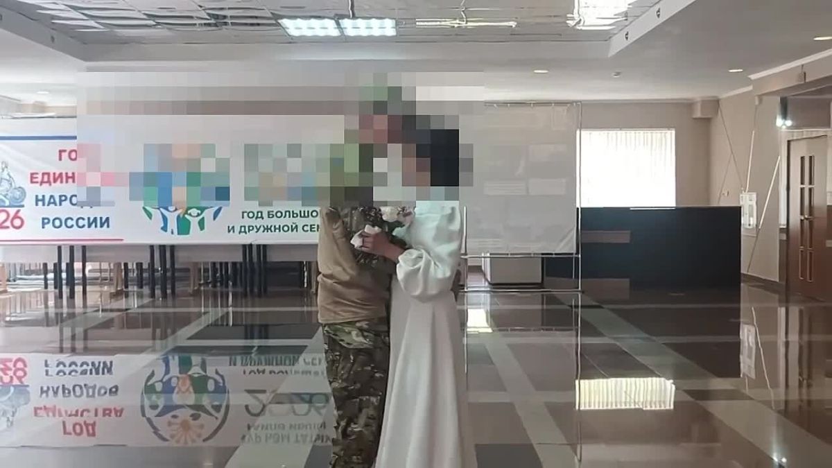 Герой СВО с позывным «Зима» женился на своей школьной любви