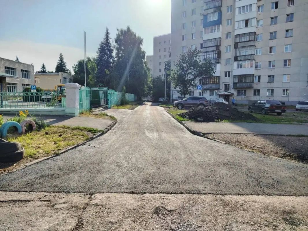 Ещё один участок по программе «Дорога к дому» привели в порядок в Калининском районе