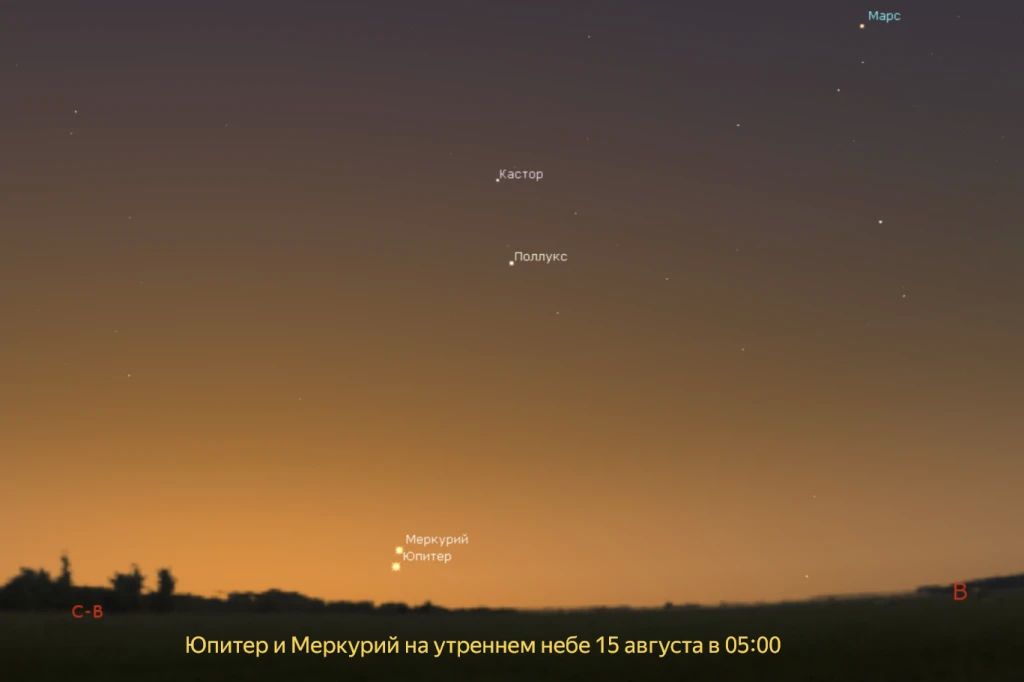 Меркурий и Юпитер встретятся на утреннем небе
