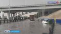 Потоп под мостом на Набережной