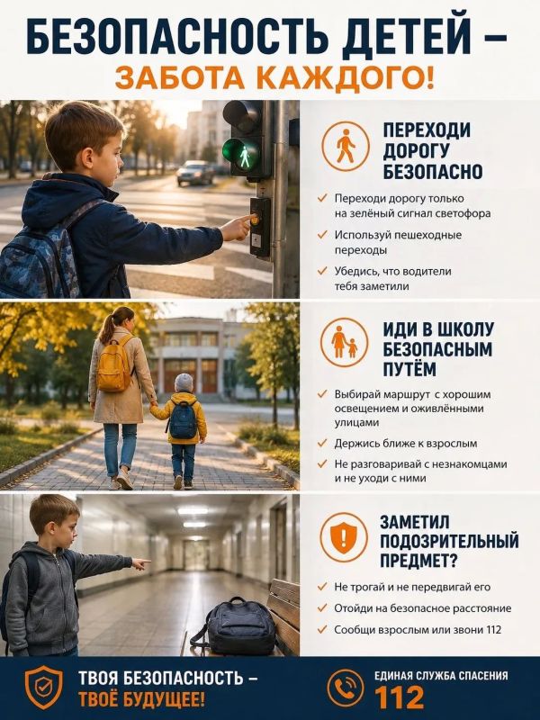 БЕЗОПАСНОСТЬ ДЕТЕЙ ПО ДОРОГЕ В ШКОЛУ: ПАМЯТКА ДЛЯ РОДИТЕЛЕЙ