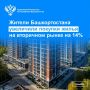 Жители Башкортостана увеличили покупки жилья на вторичном рынке на 14%