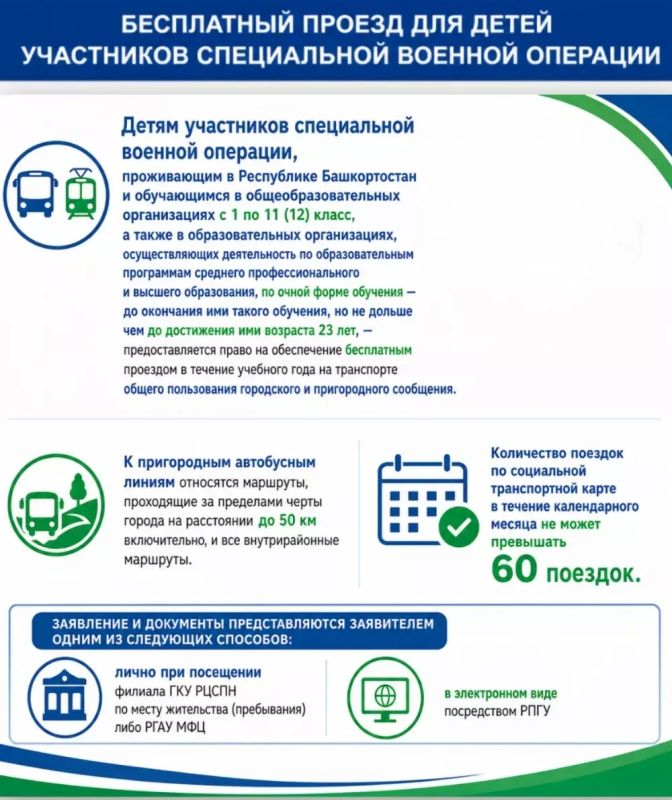 Бесплатный проезд в новом учебном году