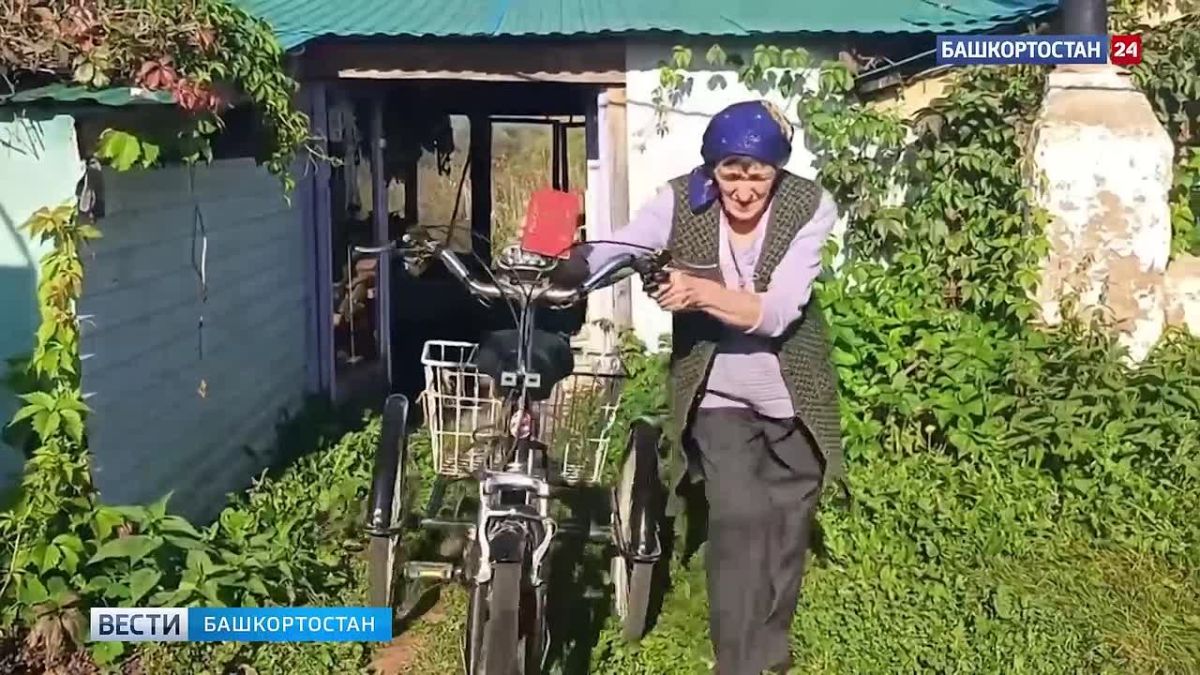 Из Пензы в Дурасово: жительница Башкирии приехала на трехколесном велосипеде на избирательный участок
