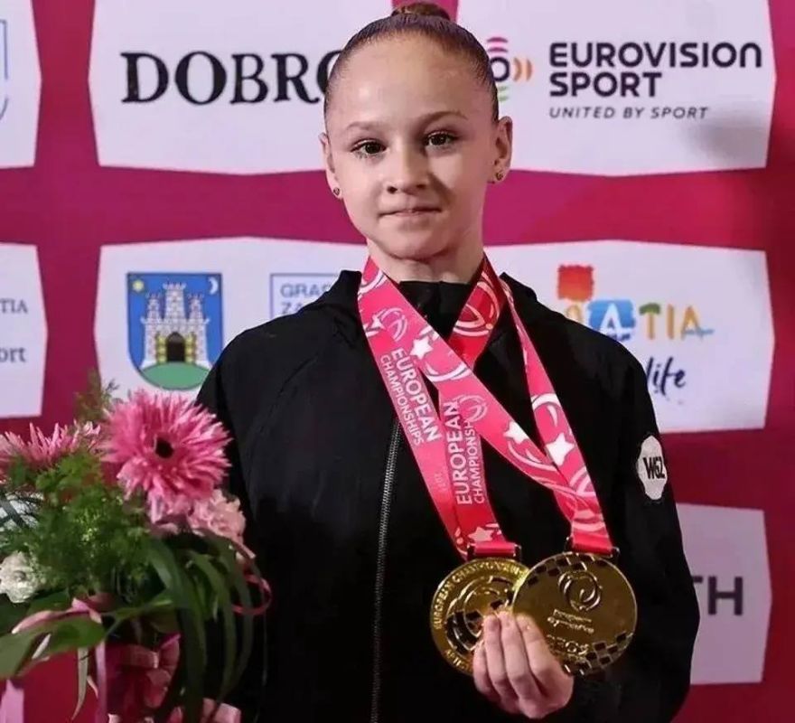 Наша гимнастка Полина Дмитриева вошла в состав сборной России на IV летние юношеские Олимпийские игры