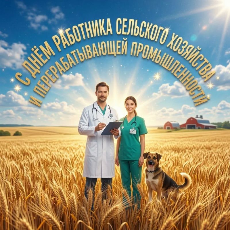 С Днём работника сельского хозяйства и перерабатывающей промышленности!